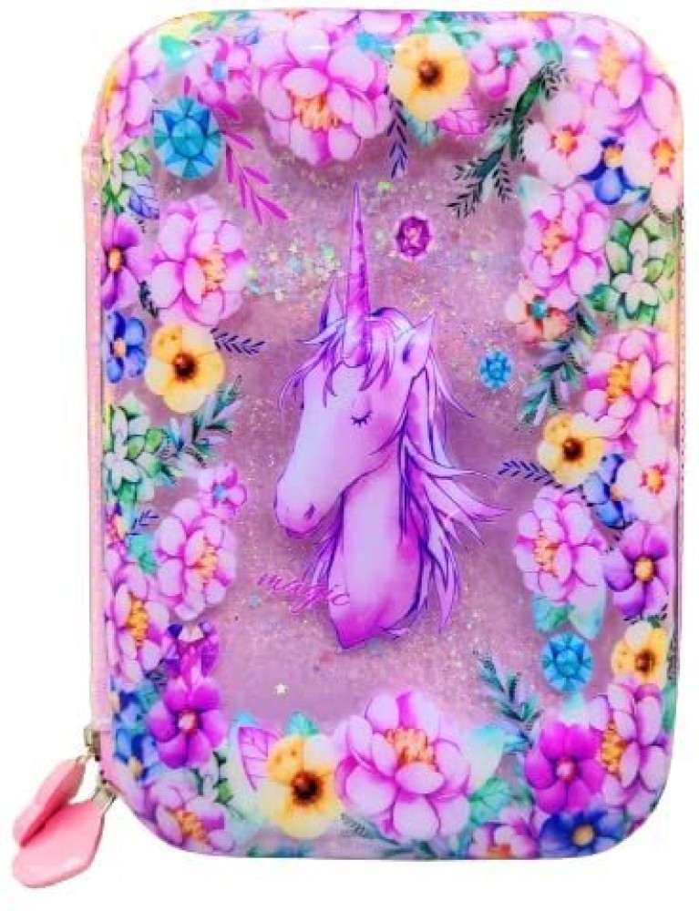  Gifting Bells Unicorn Pencil Case for Girls